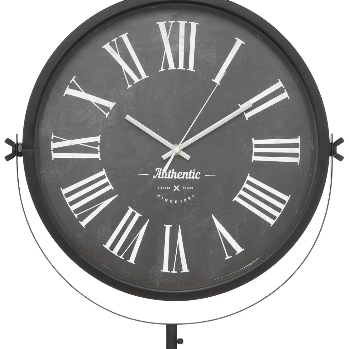 Relojes|Estilo Industrial>Reloj de pie con trípode negro ATIKA 150cm