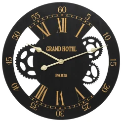 atmosphera Relojes>Reloj mecánico CAMILLO negro 54cm