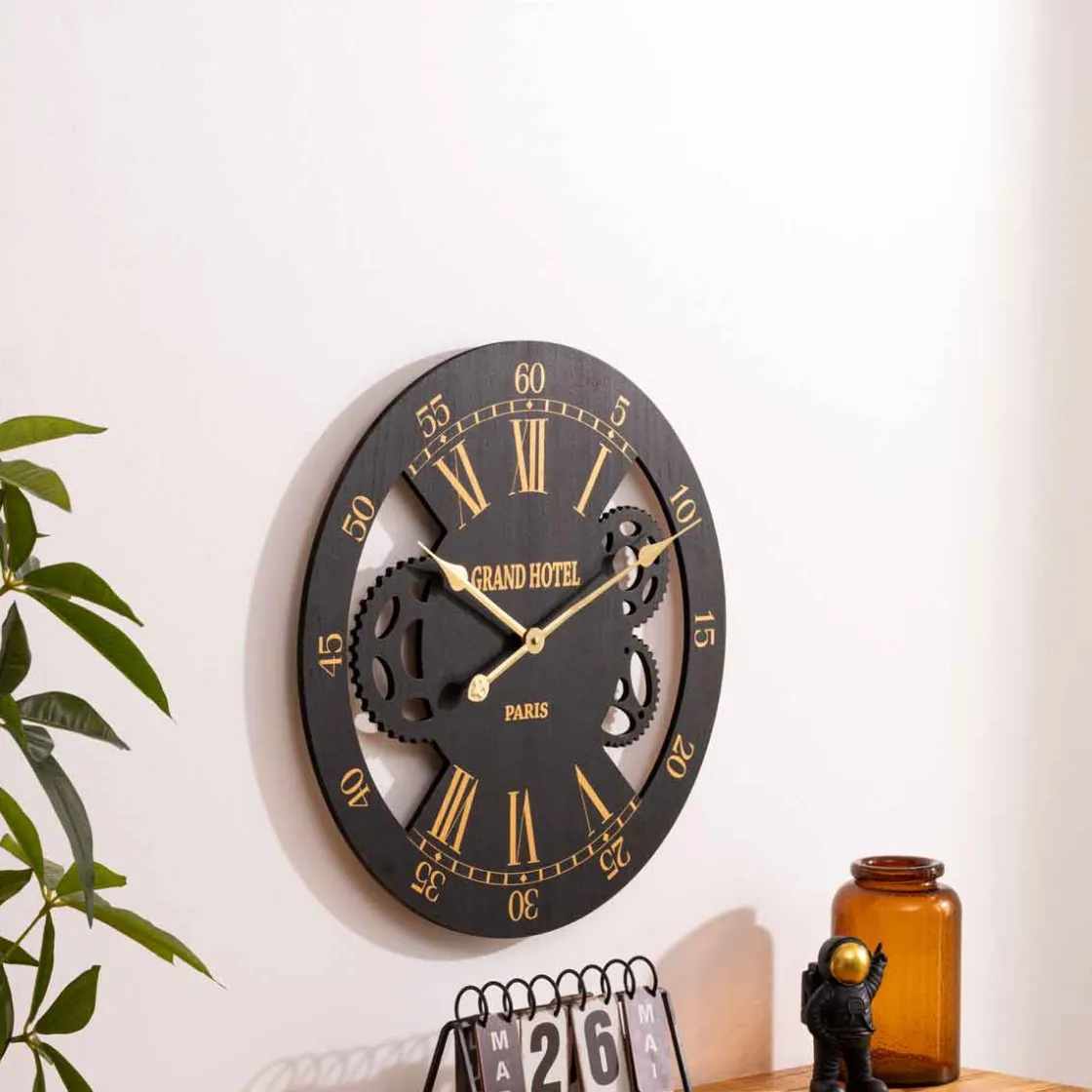 atmosphera Relojes>Reloj mecánico CAMILLO negro 54cm