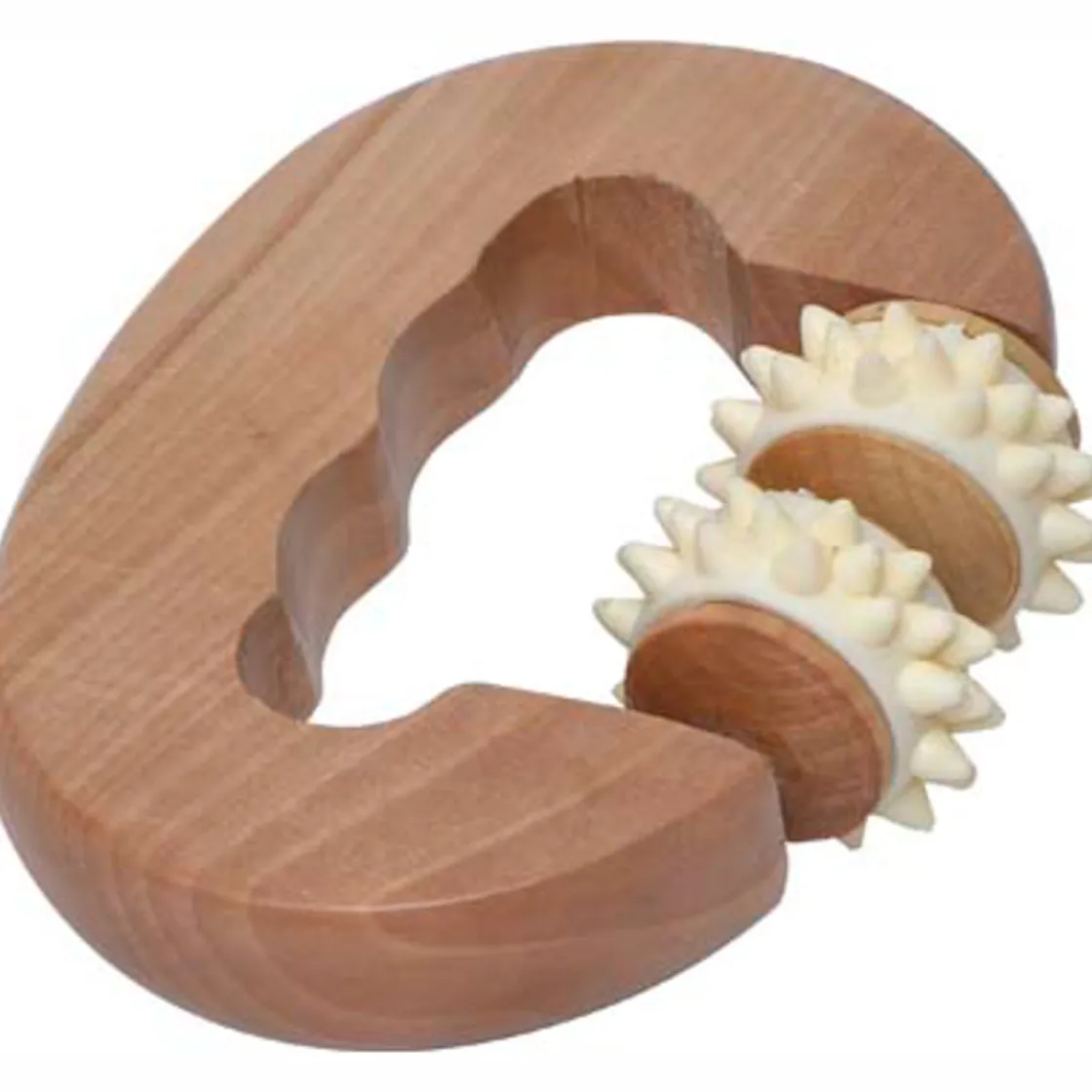 Accesorios De Baño>Rodillo De Masaje Con Mango De Madera