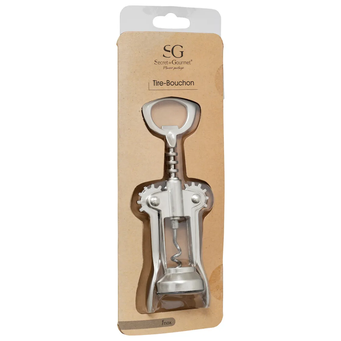 secret d'gourmet Accesorios De Bar>Sacacorchos De Acero Inoxidable