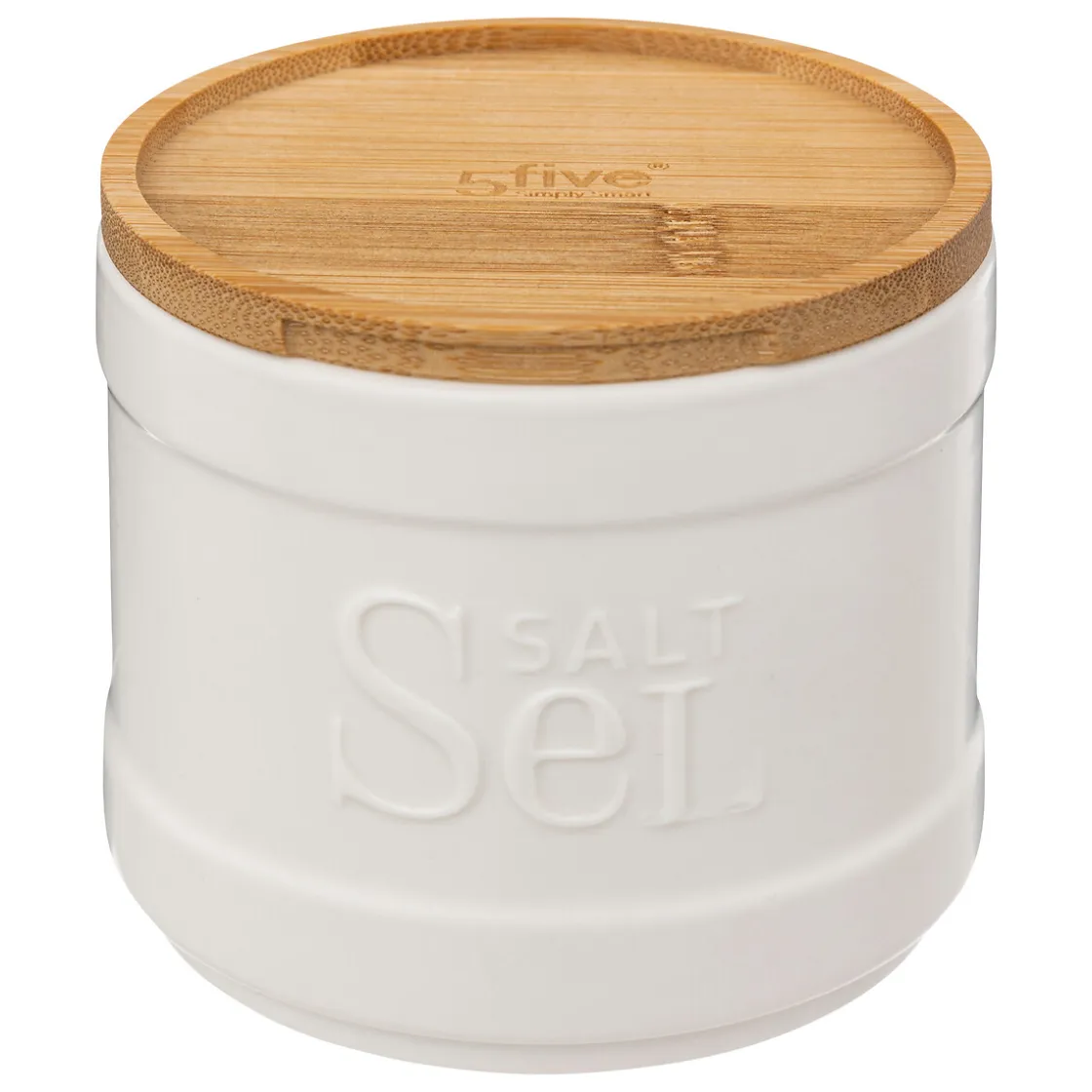 5five Cajas Y Frascos>Salero Natureo Blanco 10.7x10Cm