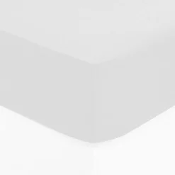 atmosphera Sábanas Y Protectores>Sábana bajera ajustable blanca 90x190cm