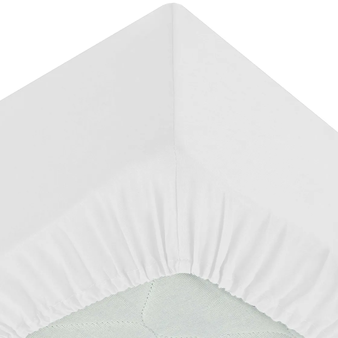 atmosphera Sábanas Y Protectores>Sábana bajera ajustable blanca 140x190cm