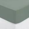 atmosphera Sábanas Y Protectores>Sábana bajera ajustable verde 160x200cm