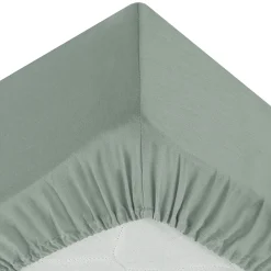 atmosphera Sábanas Y Protectores>Sábana bajera ajustable verde 160x200cm