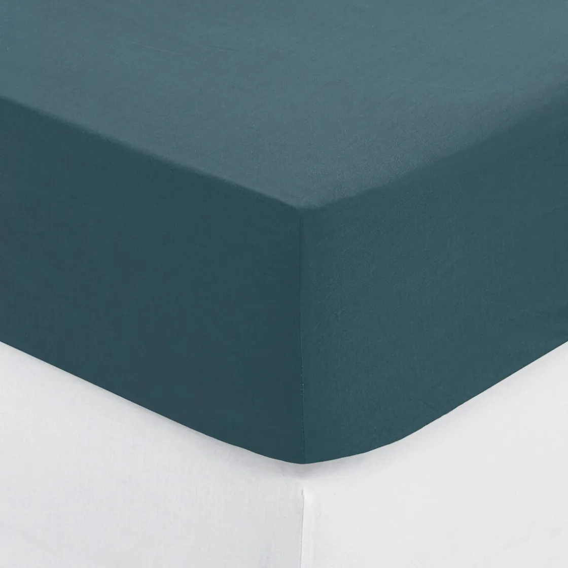 atmosphera Sábanas Y Protectores>Sábana bajera azul grisaceo 160x200cm
