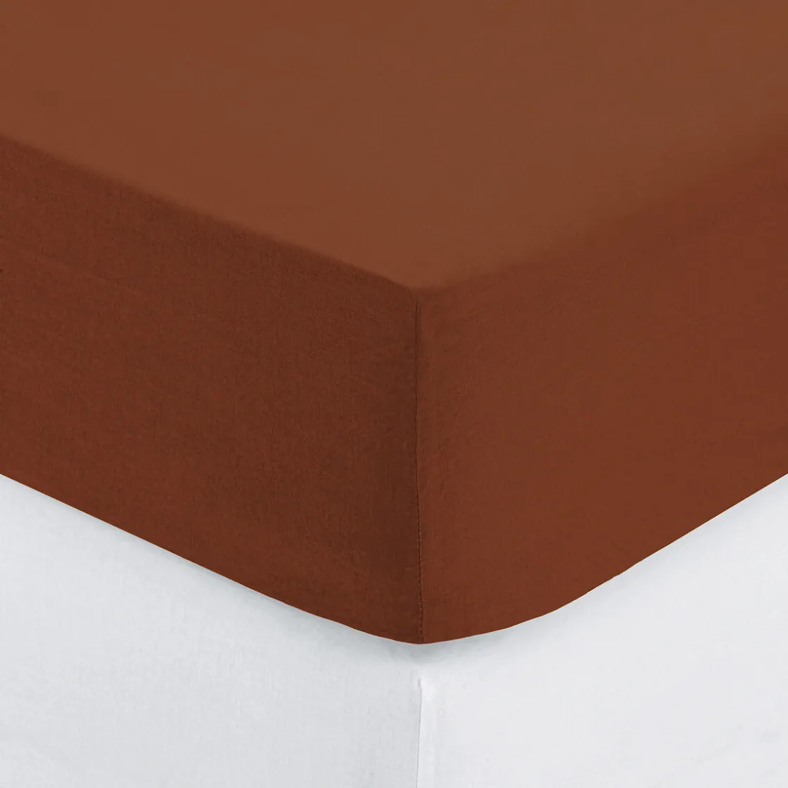 atmosphera Sábanas Y Protectores>Sábana bajera terracota 160x200cm