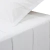 atmosphera Sábanas Y Protectores>Sábana encimera blanca de algodón percal 240x290cm