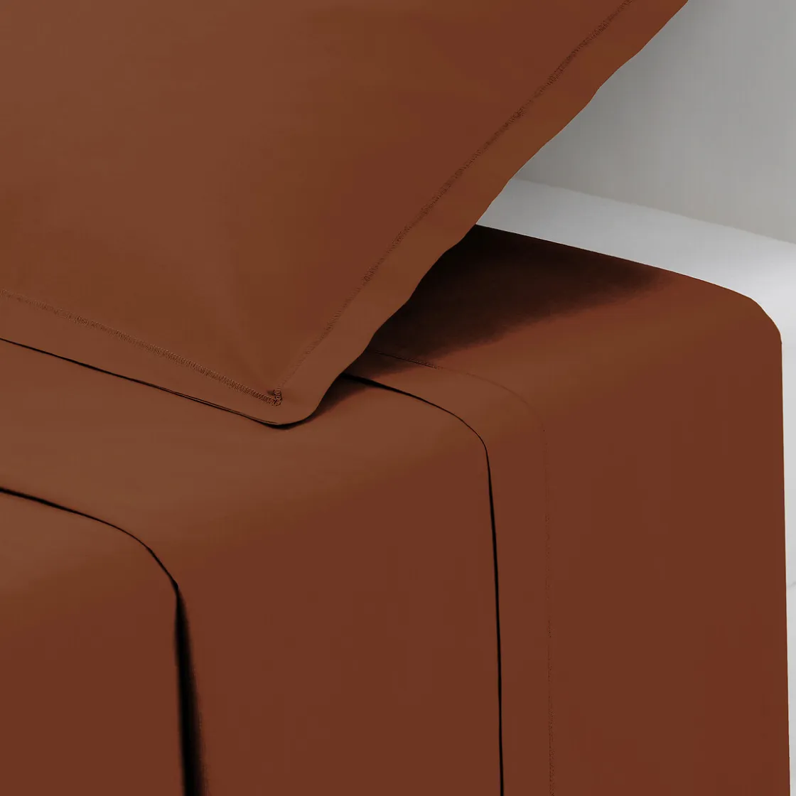 atmosphera Sábanas Y Protectores>Sábana encimera terracota 180x290cm