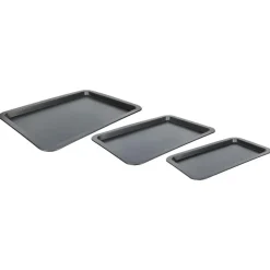 secret d'gourmet Bandejas Y Platos Para Horno>Set 3 Bandejas P/Horno Antiadherentes