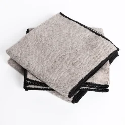 Fregonas Y Paños>Set 3 bayas microfibra beige 34x34cm