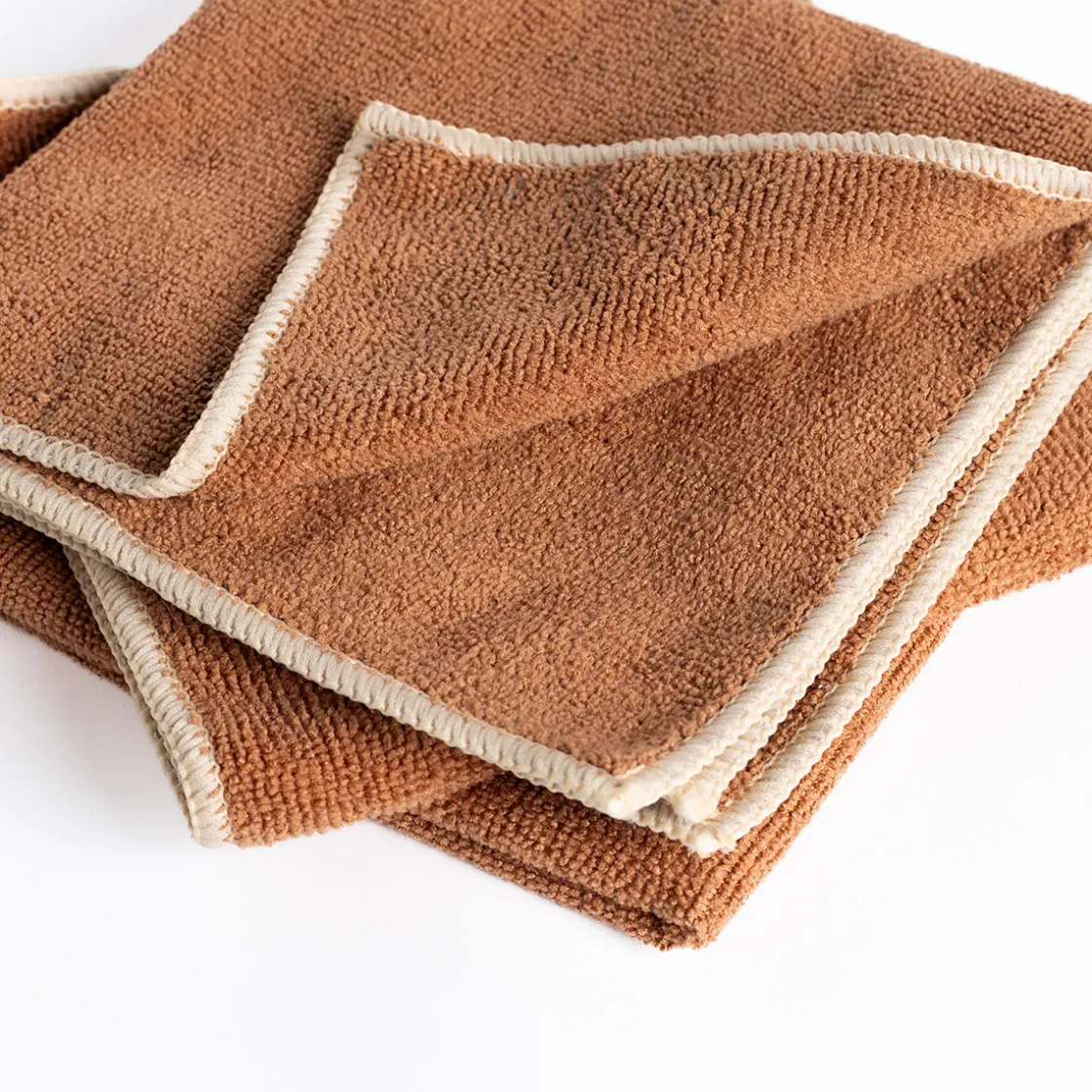 Fregonas Y Paños>Set 3 bayas microfibra terracota 34x34cm