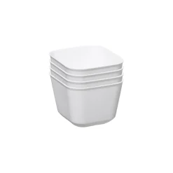 5five Accesorios De Almacenamiento>Set 4 Cajas Organizadoras Blancas