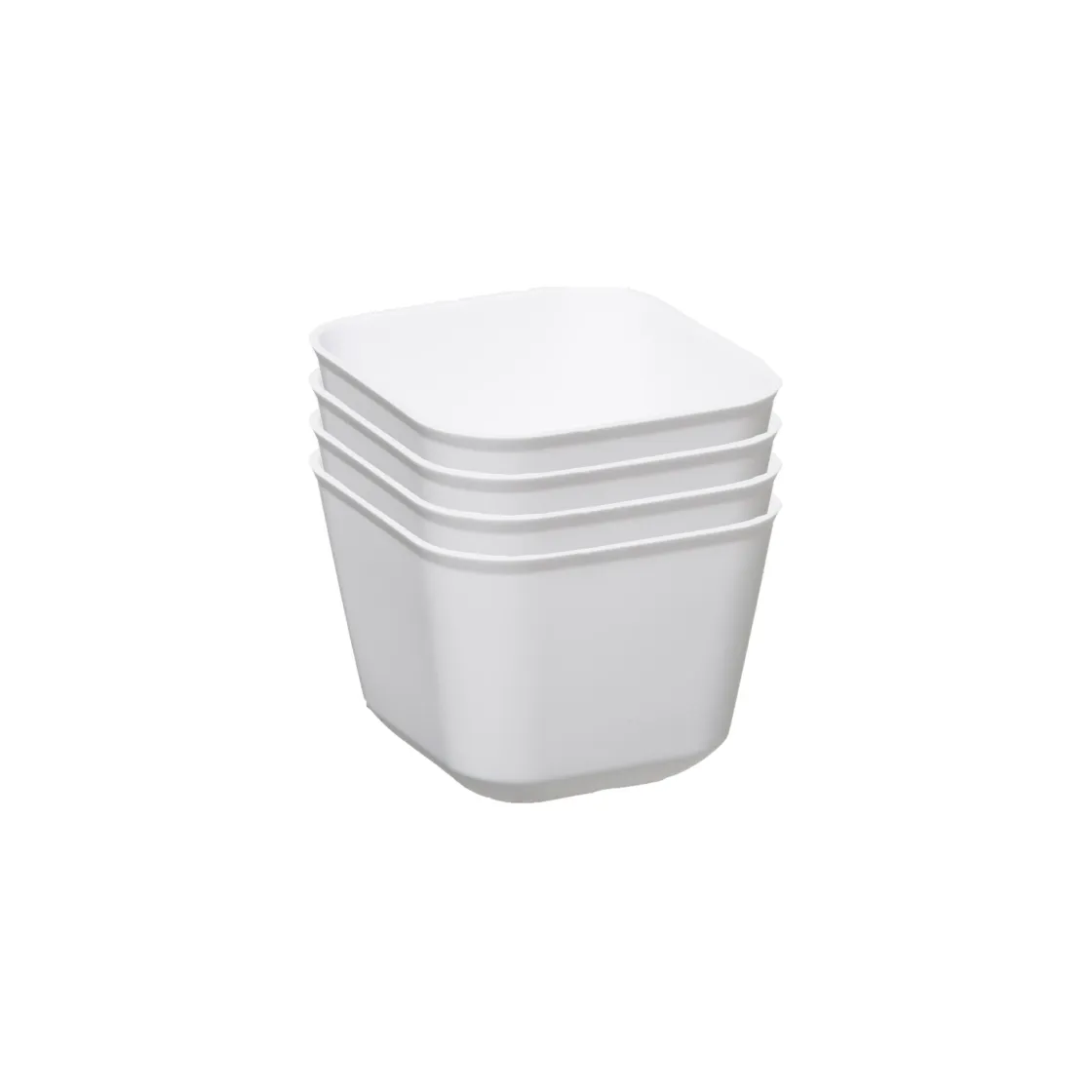 5five Accesorios De Almacenamiento>Set 4 Cajas Organizadoras Blancas