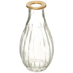 atmosphera Jarrones Y Vasos|Estilo Rústico>Set 3 jarrones de vidrio WONDER 14cm