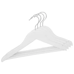 atmosphera4kids Almacenamiento>Set 4 Perchas Blancas De Madera