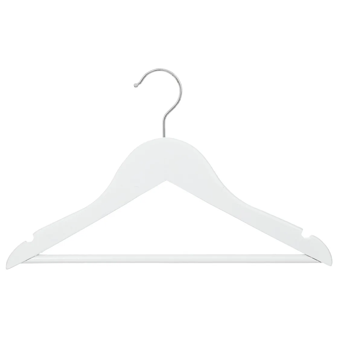 atmosphera4kids Almacenamiento>Set 4 Perchas Blancas De Madera