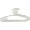 atmosphera4kids Almacenamiento>Set 6 Perchas Plástico Gris 28x13.5Cm