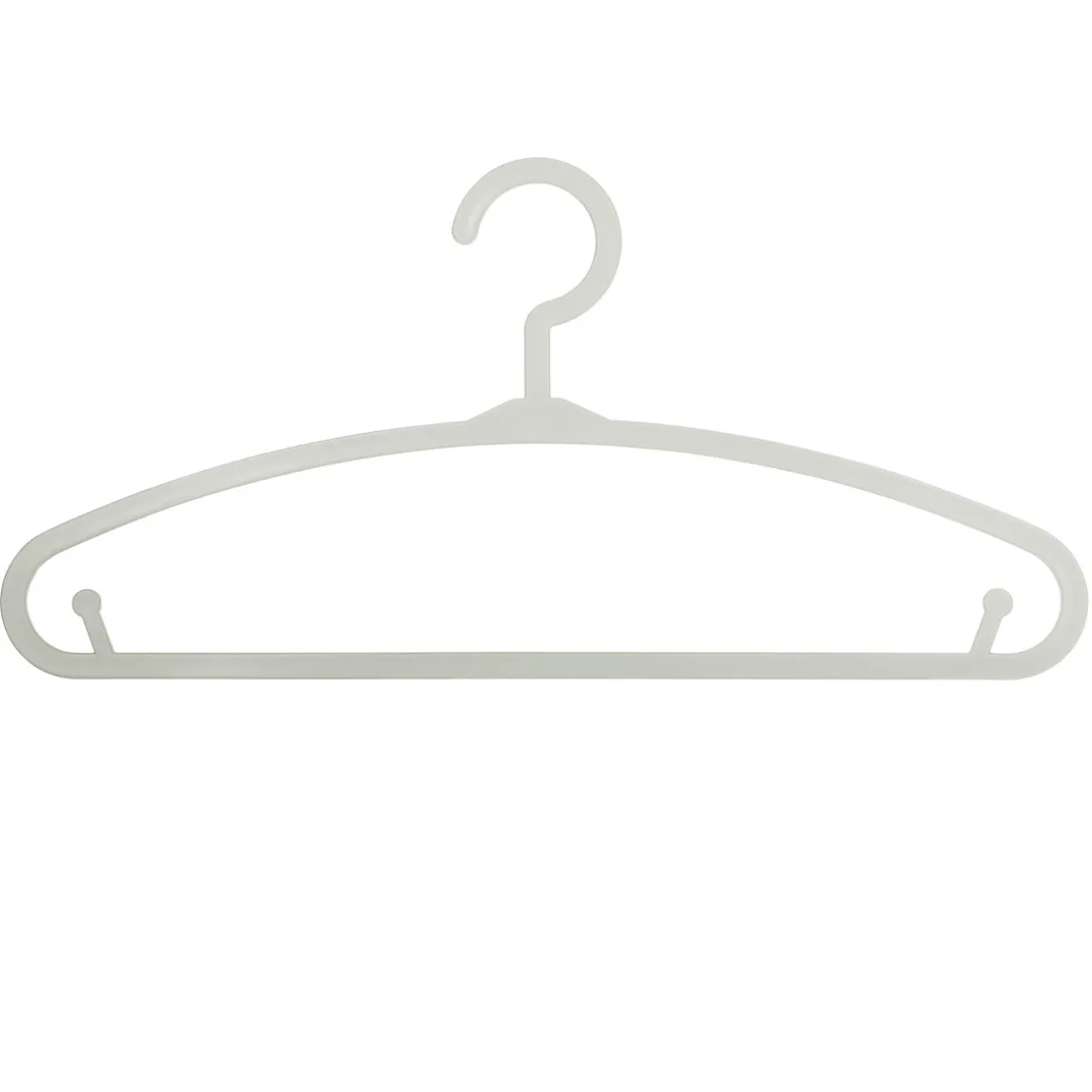 atmosphera4kids Almacenamiento>Set 6 Perchas Plástico Gris 28x13.5Cm