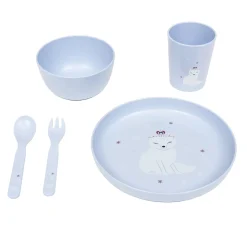 atmosphera4kids Accesorios Decorativos>Set 5 Piezas De Vajilla Con Zorro Snow