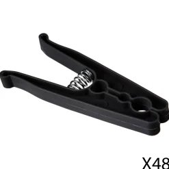 basics Auxiliares De Limpieza>Set 48 Pinzas Coloridas Para La Ropa