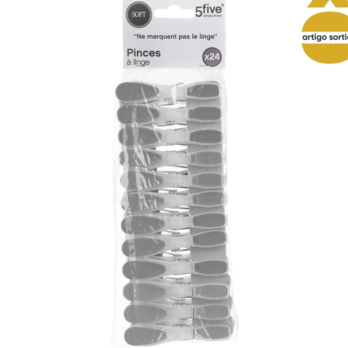 basics Auxiliares De Limpieza>Set 24 Pinzas Coloridas P/Ropa