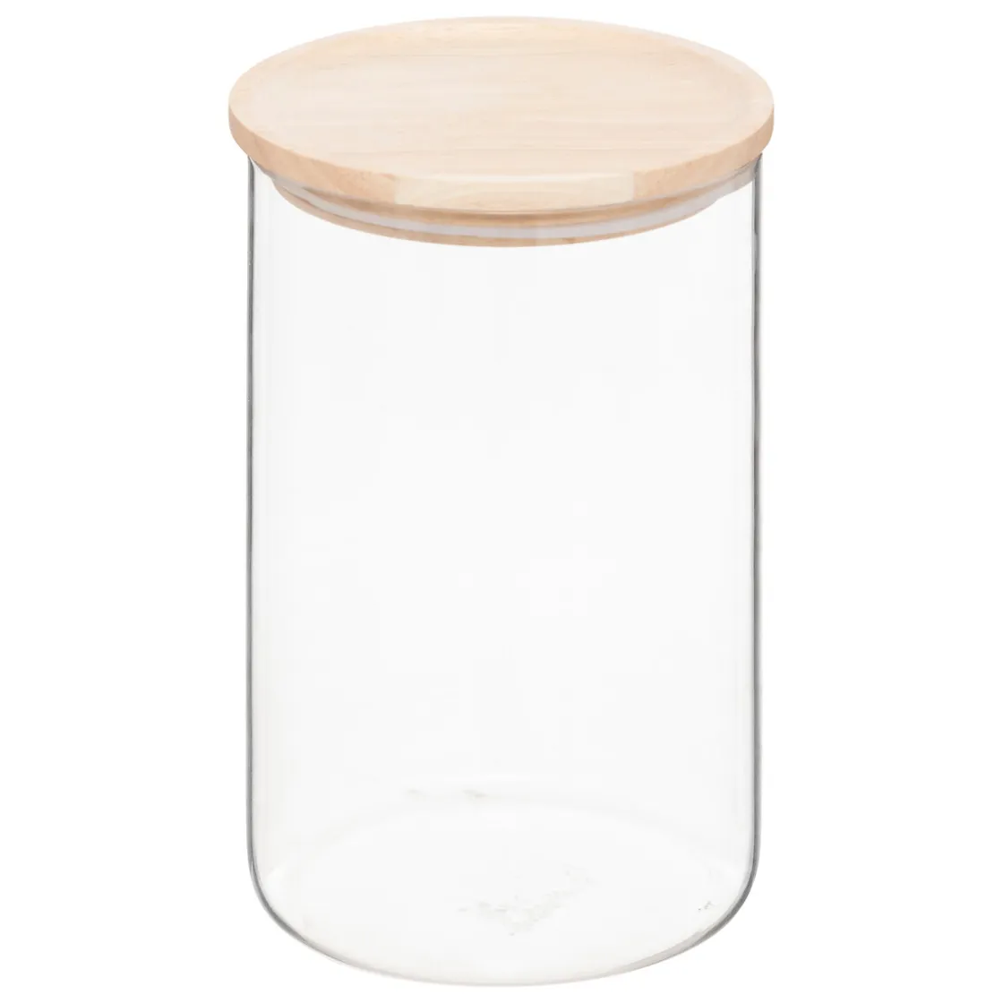 5five Cajas Y Frascos>Set 3 tarros de vidrio con tapa de madera