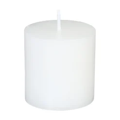 atmosphera Velas>Set 4 Velas Rústicas Blancas 4.5Cm