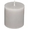 atmosphera Velas>Set 4 Velas Rústicas Gris Pardo 4.5Cm