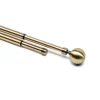 Varillas Y Accesorios>Set Barra Cortina Extens.Doble 210-380Cm