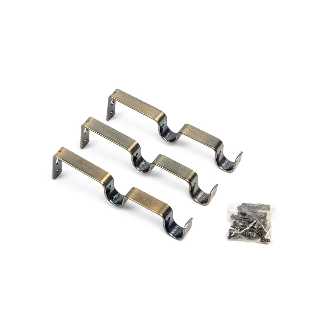 Varillas Y Accesorios>Set Barra Cortina Extens.Doble 210-380Cm