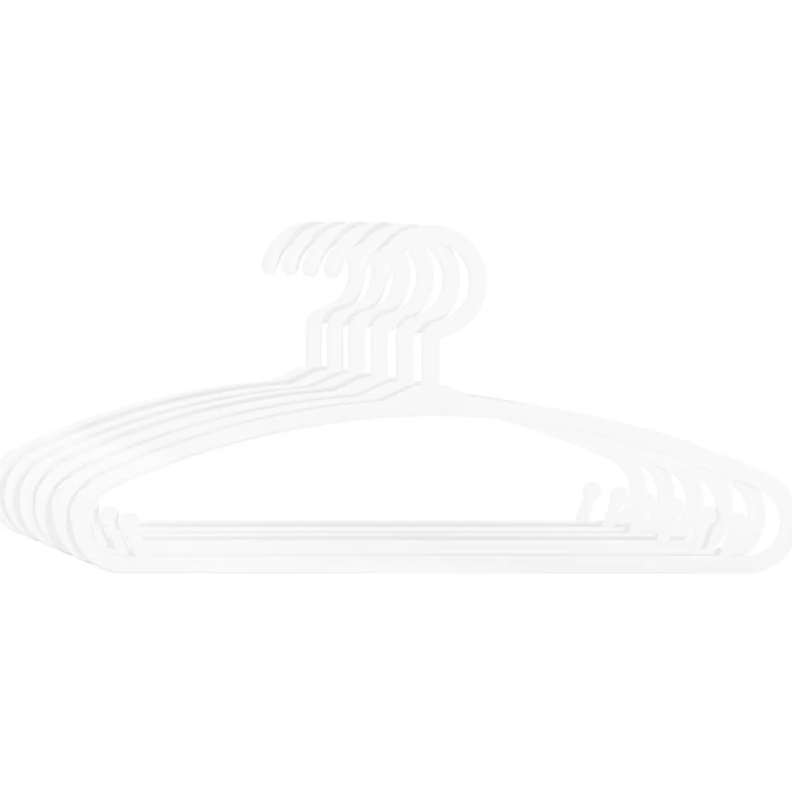 atmosphera4kids Almacenamiento>Set De 6 Perchas Blancas 13.5x28.2Cm