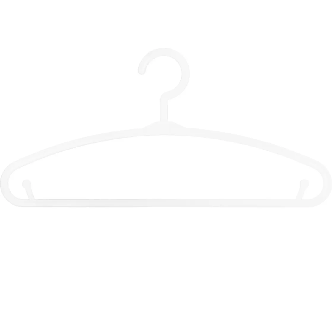 atmosphera4kids Almacenamiento>Set De 6 Perchas Blancas 13.5x28.2Cm