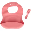 atmosphera Accesorios Decorativos>Set de babero y cuchara YUM rosa