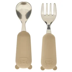 atmosphera Accesorios Decorativos>Set de cuchara y tenedor YUM beige