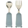 atmosphera Accesorios Decorativos>Set de cuchara y tenedor YUM azul