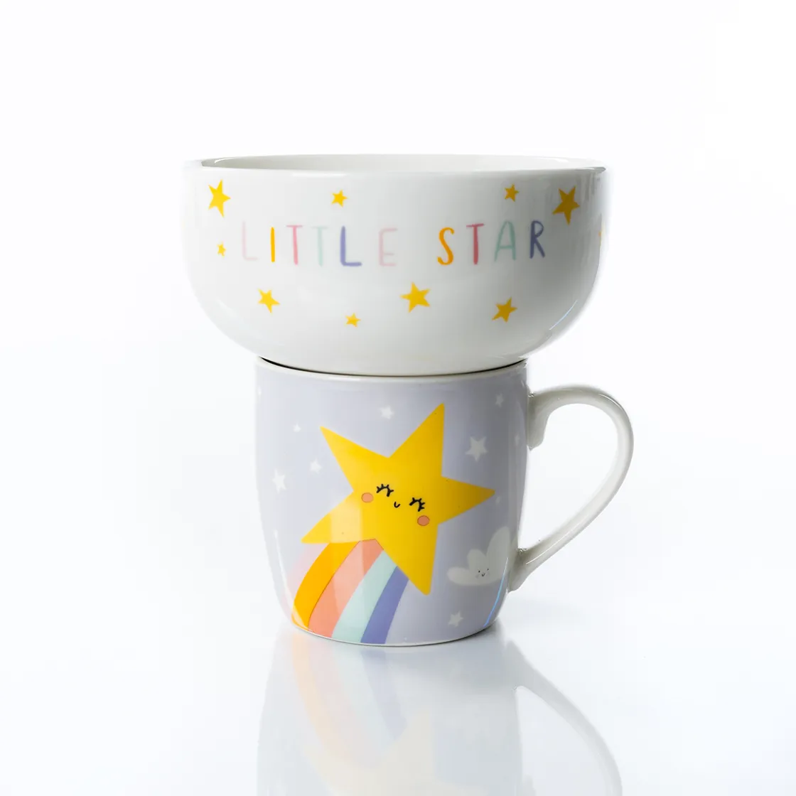 secret d'gourmet Tazas Y Tazones>Set Taza Y Bowl Estrella