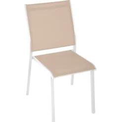 hespéride Sillas Y Pufs De Jardín>Silla apilable ESSENTIA beige