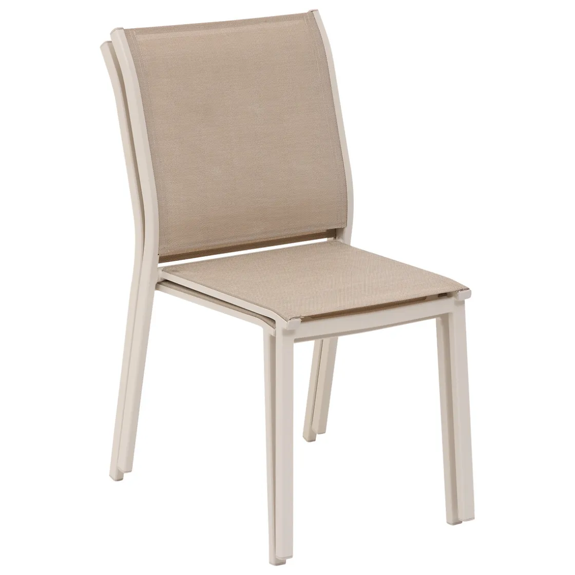 hespéride Sillas Y Pufs De Jardín>Silla apilable ESSENTIA Lin y Argile
