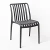 Sillas, Sillones Y Bancos>Silla Apilable Gris Antracite