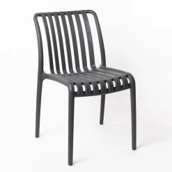 Sillas, Sillones Y Bancos>Silla Apilable Gris Antracite