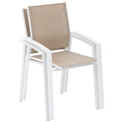 hespéride Sillas Y Pufs De Jardín>Silla Axiome Lino/Blanco