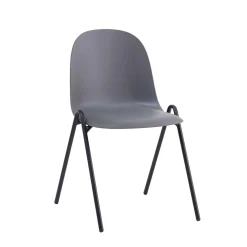 Sillas, Sillones Y Bancos>Silla CAMERON gris apilable