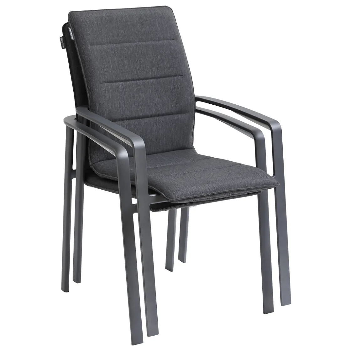 hespéride Sillas Y Pufs De Jardín>Silla DIESE gris antracite y graphite
