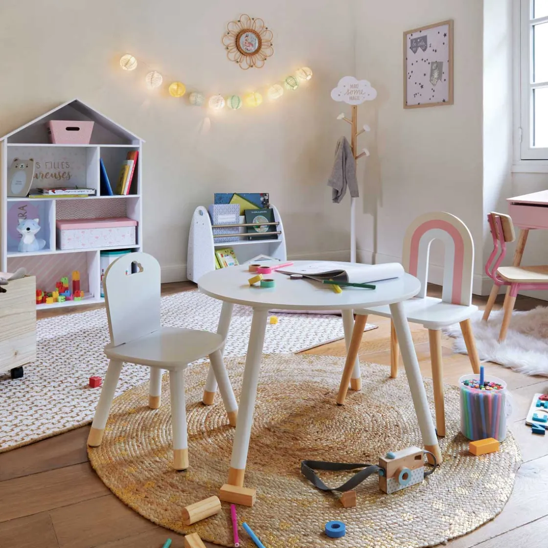 atmosphera4kids Montessori>Silla Douceur Blanca Mdf 50x31.5x32Cm