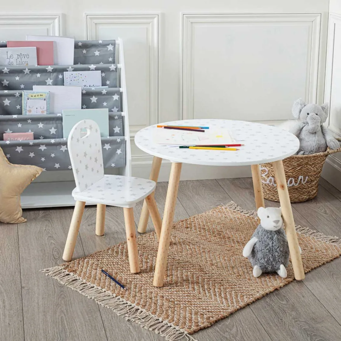 atmosphera4kids Montessori>Silla Douceur C/Estrellas 50x31.5x32Cm