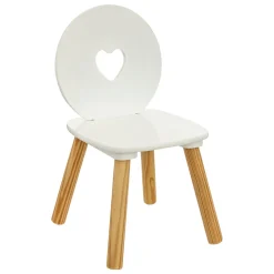 atmosphera4kids Mobiliario>Silla Douceur Con Corazones Blanca