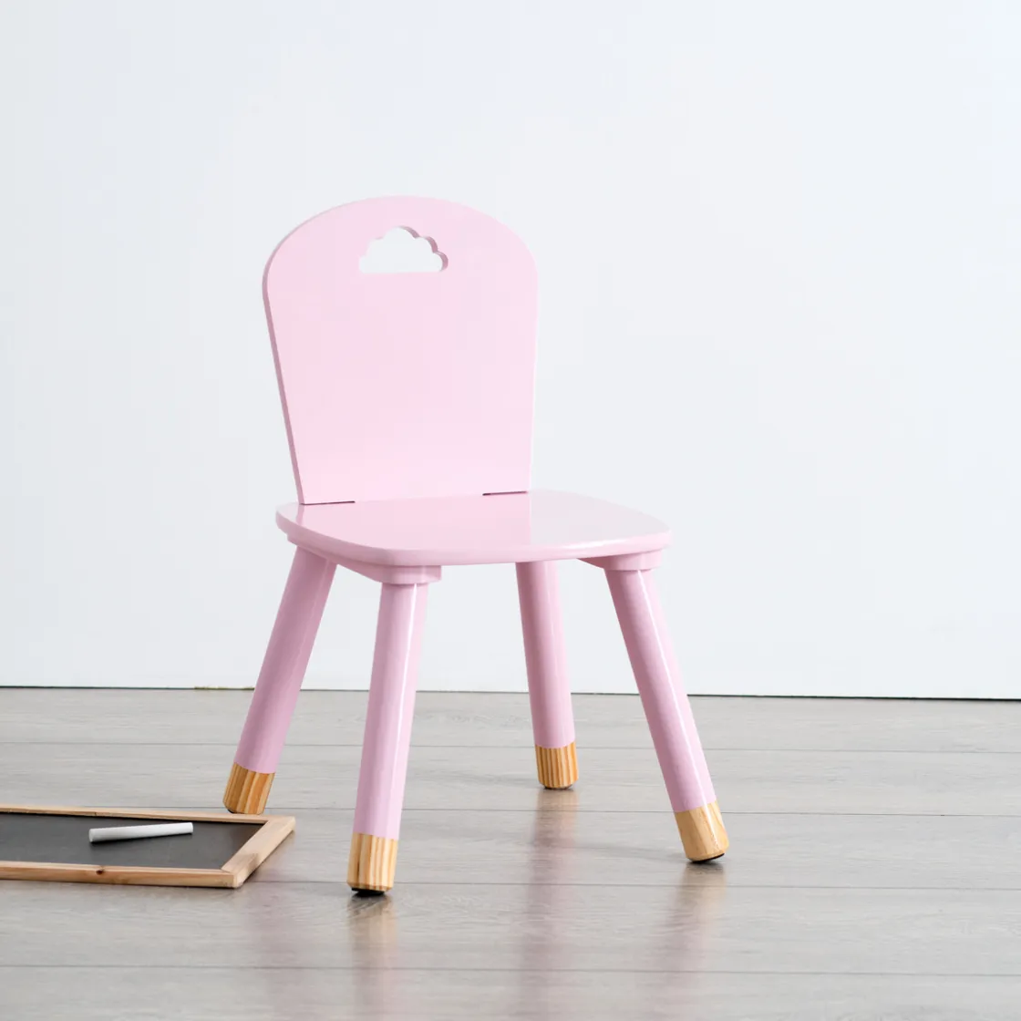 atmosphera4kids Montessori>Silla Douceur Rosa Mdf 50x31.5x32Cm