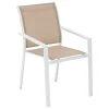 hespéride Sillas Y Pufs De Jardín>Silla ESSENTIA lino y blanco